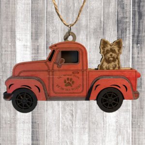Ornament - Pup in Truck